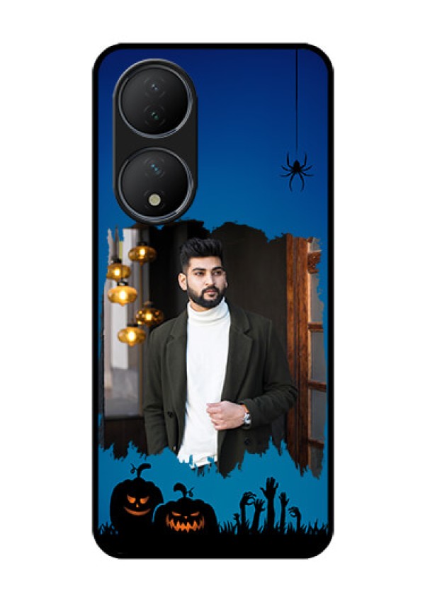Vivo T2 5G Photo Printing on Glass Case - with pro Halloween design