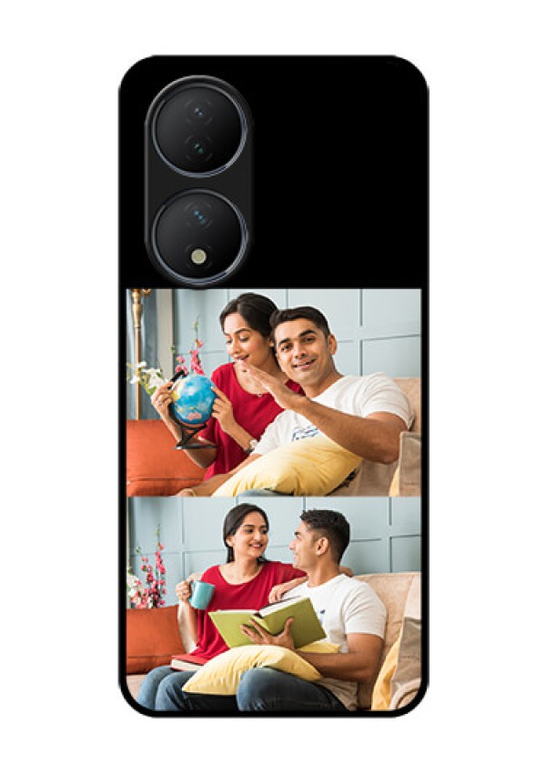 Vivo T2 5G 2 Images on Glass Phone Cover