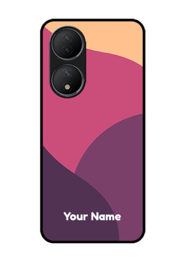 Vivo T2 5G Custom Glass Phone Case - Mixed Multi-colour abstract art Design