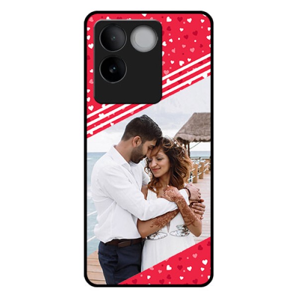 Vivo T2 Pro 5G Custom Glass Phone Case - Valentines Gift Design