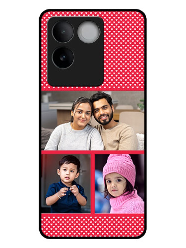 Custom Vivo T2 Pro 5G Custom Glass Phone Case - Bulk Photo Upload Design