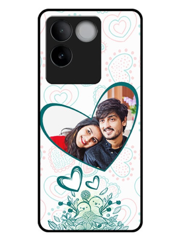 Custom Vivo T2 Pro 5G Custom Glass Phone Case - Premium Couple Design