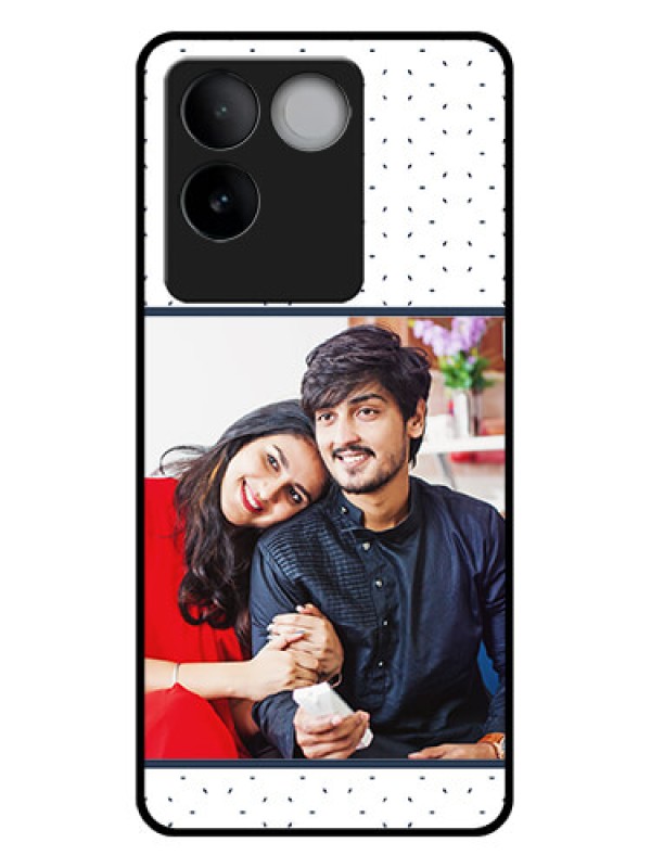 Custom Vivo T2 Pro 5G Custom Glass Phone Case - Premium Dot Design