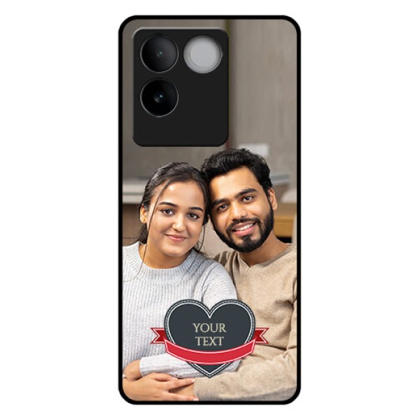 Vivo T2 Pro 5G Custom Glass Phone Case - Just Married Couple Design Vivo T2 Pro 5G Custom Glass Phone Case - Just Married Couple Design