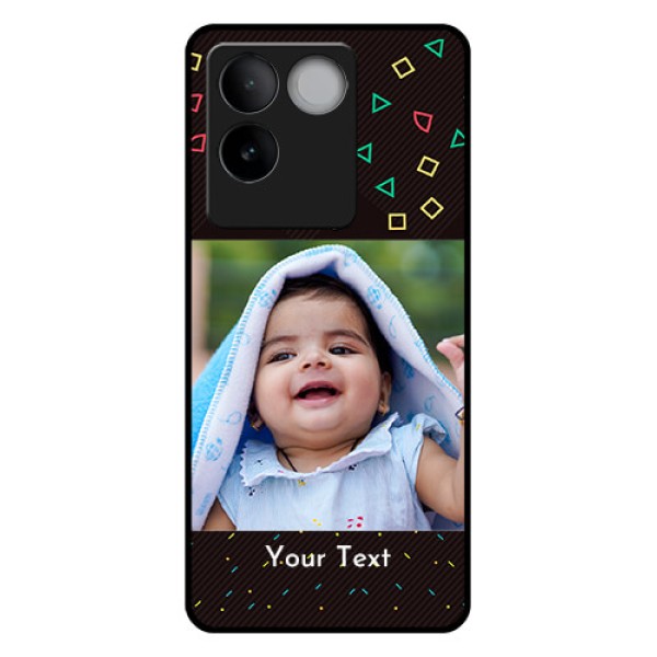 Vivo T2 Pro 5G Custom Glass Phone Case - With Confetti Birthday Design Vivo T2 Pro 5G Custom Glass Phone Case - With Confetti Birthday Design
