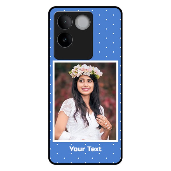Vivo T2 Pro 5G Custom Glass Phone Case - Polka Dots Design