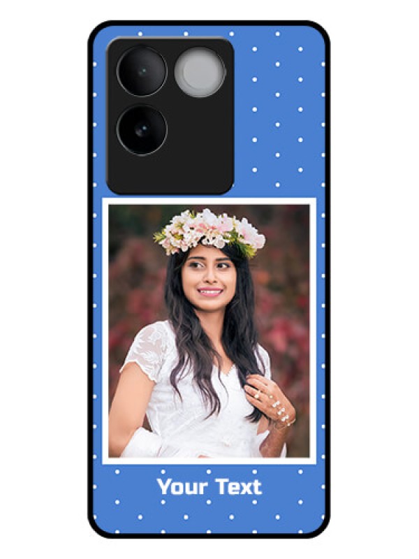 Custom Vivo T2 Pro 5G Custom Glass Phone Case - Polka Dots Design