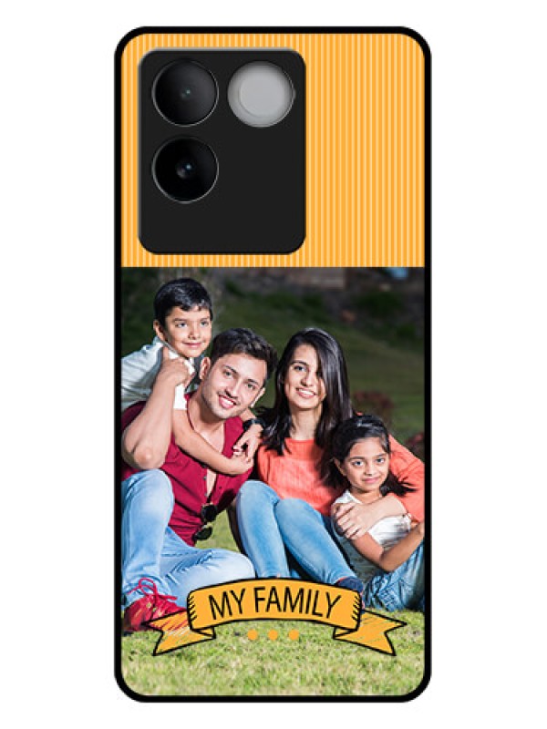 Custom Vivo T2 Pro 5G Custom Glass Phone Case - My Family Design