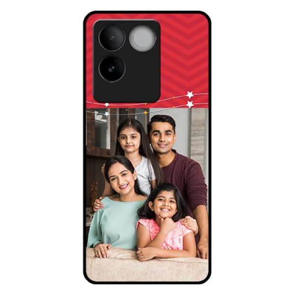 Vivo T2 Pro 5G Custom Glass Phone Case - Happy Family Design Vivo T2 Pro 5G Custom Glass Phone Case - Happy Family Design