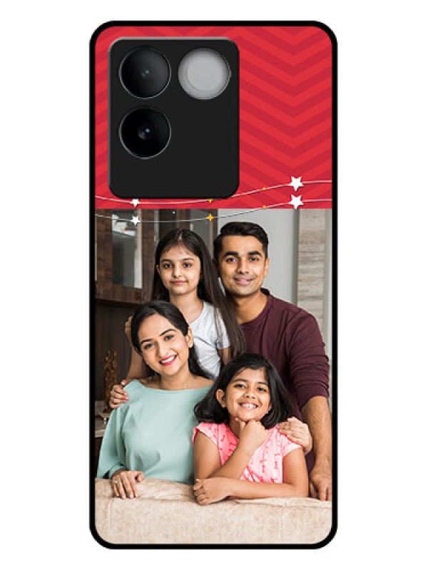 Custom Vivo T2 Pro 5G Custom Glass Phone Case - Happy Family Design