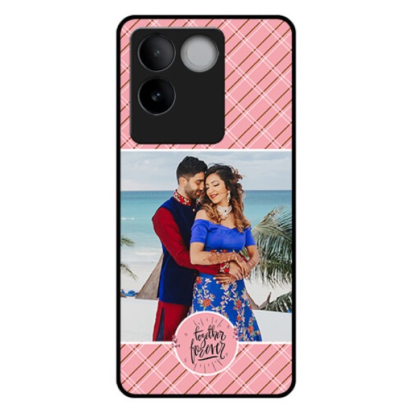 Vivo T2 Pro 5G Custom Glass Phone Case - Together Forever Design