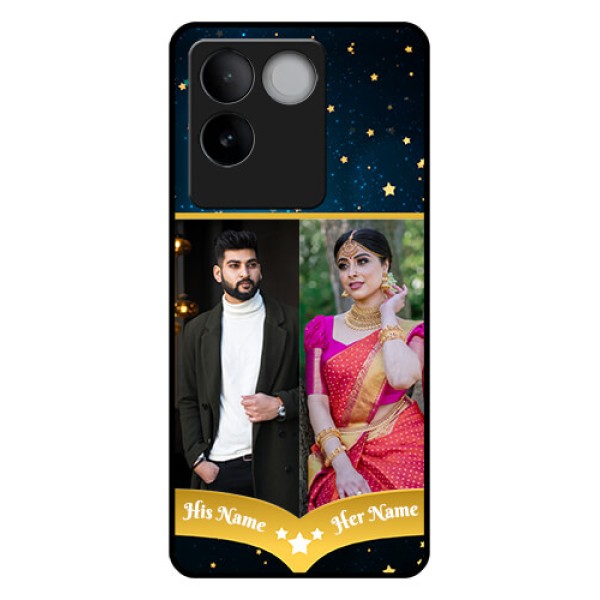 Vivo T2 Pro 5G Custom Glass Phone Case - Galaxy Stars Backdrop Design Vivo T2 Pro 5G Custom Glass Phone Case - Galaxy Stars Backdrop Design