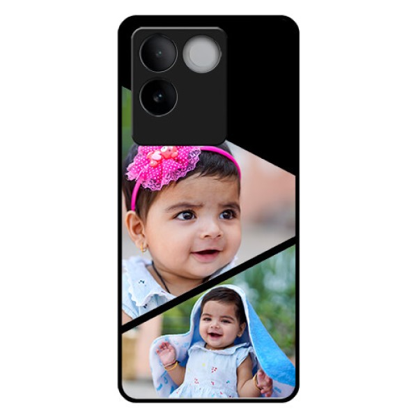 Vivo T2 Pro 5G Custom Glass Phone Case - Semi Cut Design