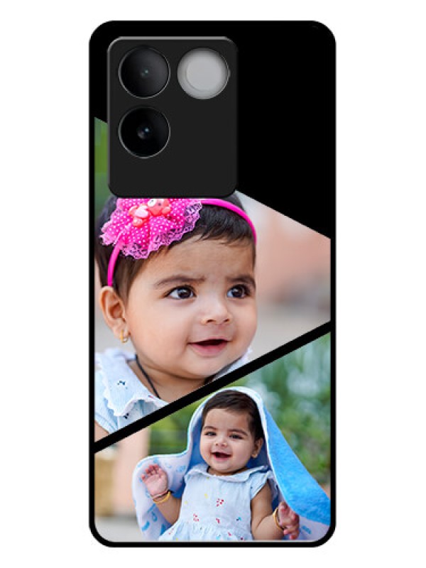 Custom Vivo T2 Pro 5G Custom Glass Phone Case - Semi Cut Design