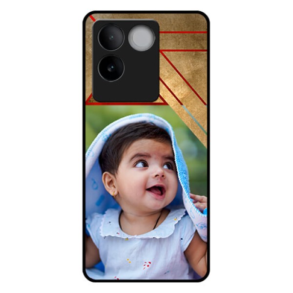 Vivo T2 Pro 5G Custom Glass Phone Case - Gradient Abstract Texture Design Vivo T2 Pro 5G Custom Glass Phone Case - Gradient Abstract Texture Design