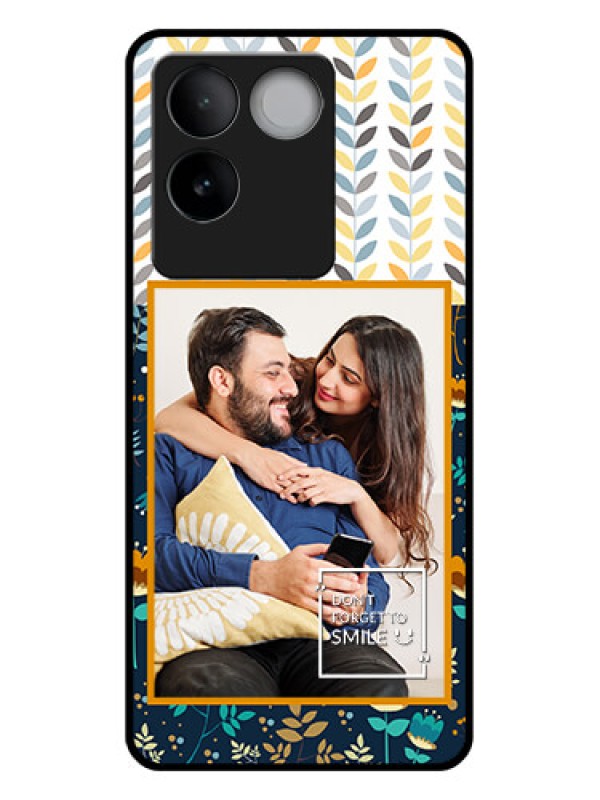 Custom Vivo T2 Pro 5G Custom Glass Phone Case - Pattern Design