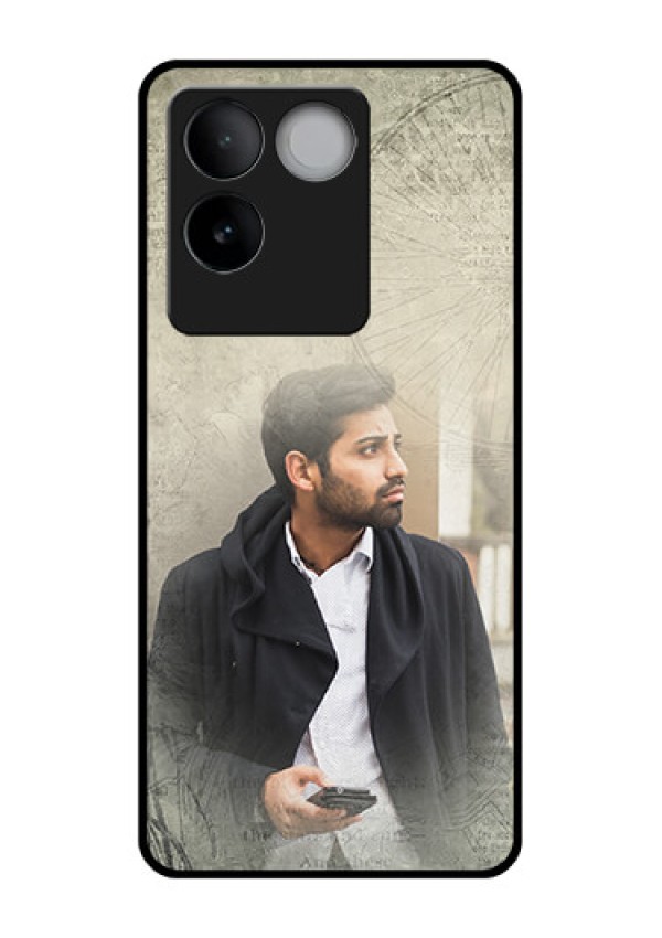Vivo T2 Pro 5G Custom Glass Phone Case - With Vintage Design