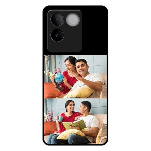 Vivo T2 Pro 5G Custom Glass Phone Case - 2 Images Design