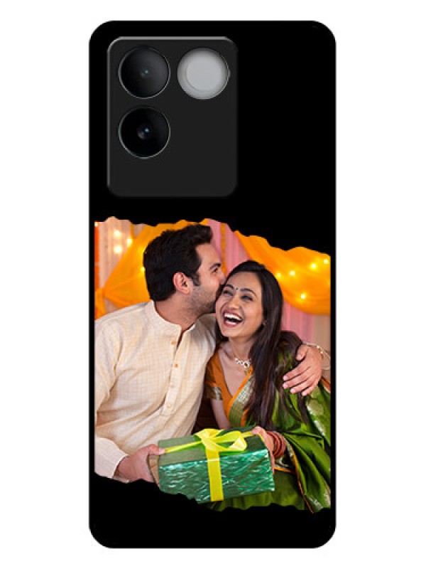 Custom Vivo T2 Pro 5G Custom Glass Phone Case - Tear - Off Design
