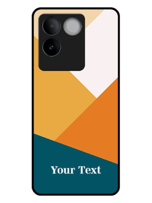 Custom Vivo T2 Pro 5G Custom Glass Phone Case - Stacked Multi - Colour Design
