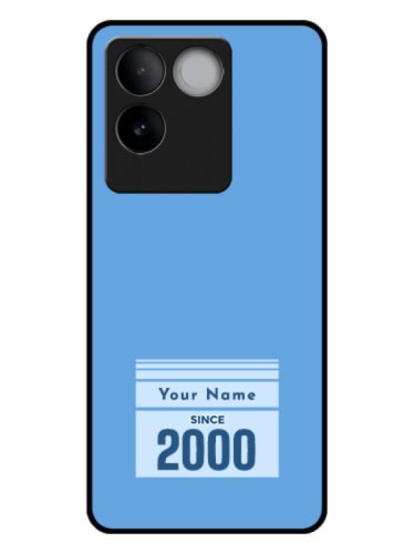 Custom Vivo T2 Pro 5G Custom Glass Phone Case - Custom Year Of Birth Design