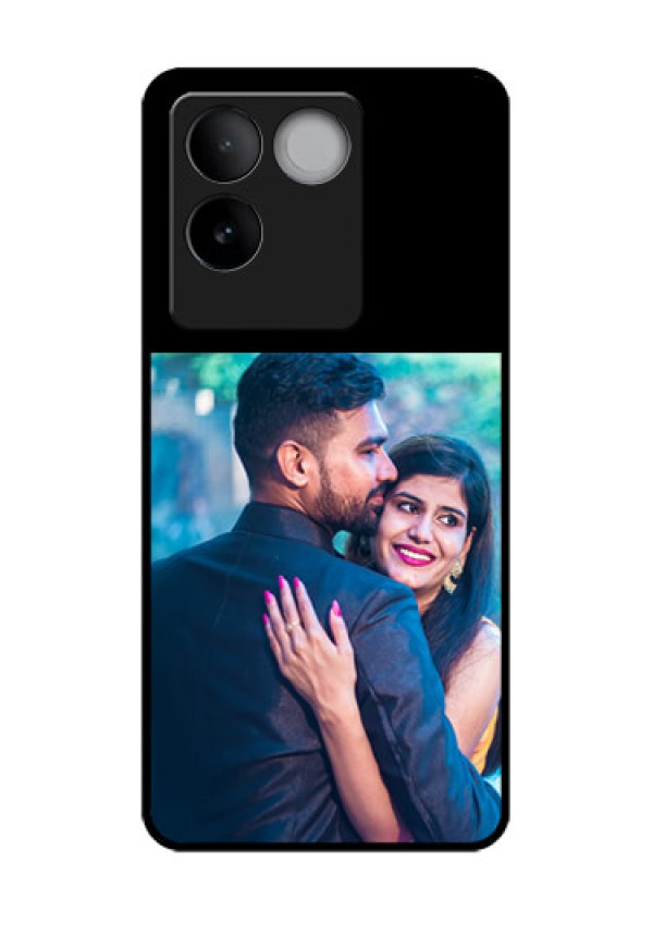 Vivo T2 Pro 5G Custom Glass Phone Case - Upload Full Picture With Custom Color Design