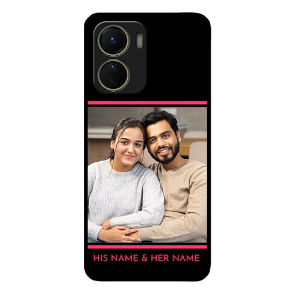 Vivo T2x 5G Custom Glass Mobile Case - with Add Text Design