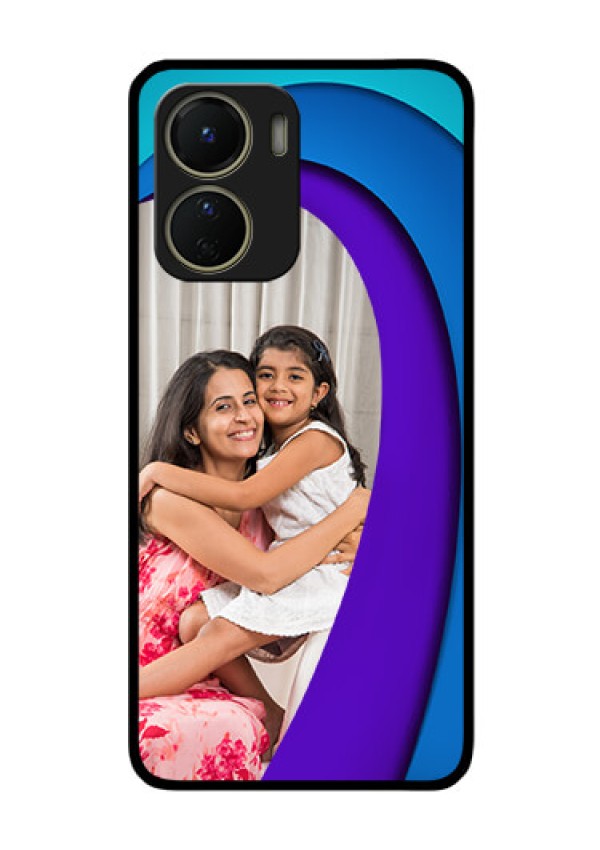 Vivo T2x 5G Photo Printing on Glass Case - Simple Pattern Design