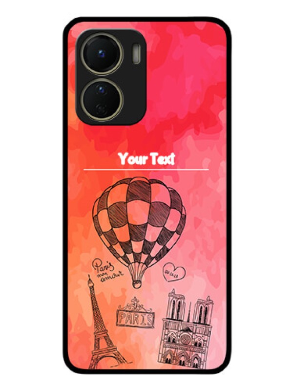 Custom Vivo T2x 5G Custom Glass Phone Case - Paris Theme Design