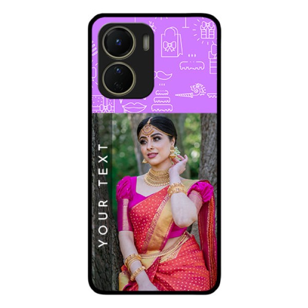 Vivo T2x 5G Custom Glass Mobile Case - Birthday Icons Design Vivo T2x 5G Custom Glass Mobile Case - Birthday Icons Design