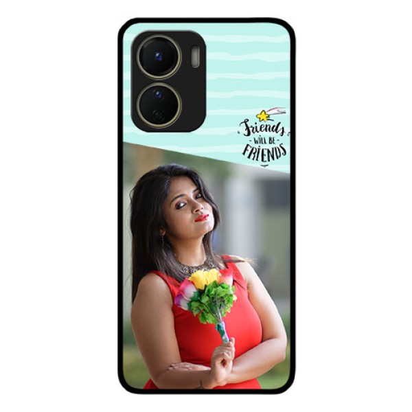 Vivo T2x 5G Custom Glass Phone Case - Friends Picture Icon Design Vivo T2x 5G Custom Glass Phone Case - Friends Picture Icon Design