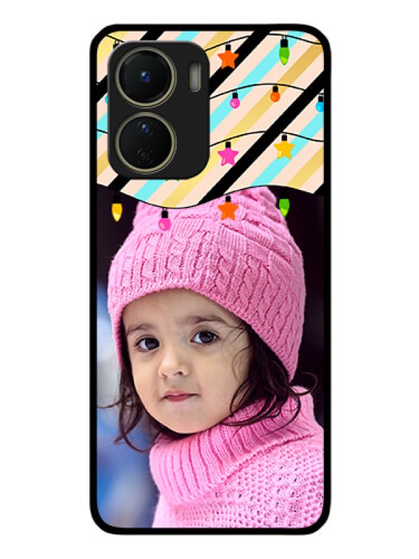 Custom Vivo T2x 5G Custom Glass Mobile Case - Lights Hanging Design