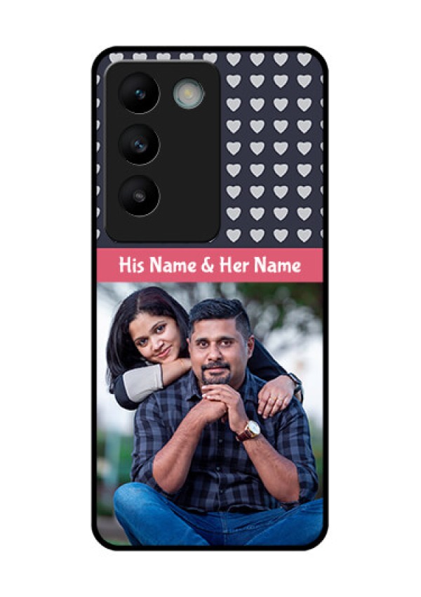 Vivo T3 5G Custom Glass Phone CaseLove Symbols Design