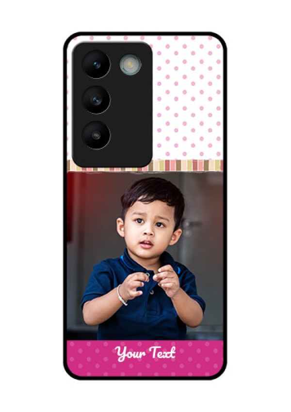 Vivo T3 5G Custom Glass Phone CaseCute Girls Cover Design