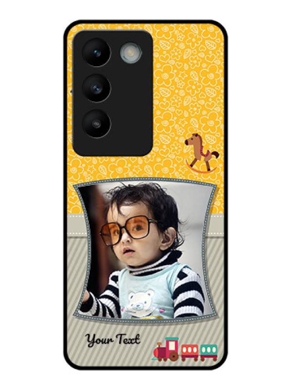 Custom Vivo T3 5G Custom Glass Phone CaseBaby Picture Upload Design