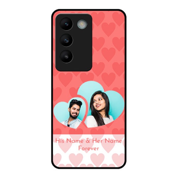 Vivo T3 5G Custom Glass Phone CaseCouple Pic Upload Design