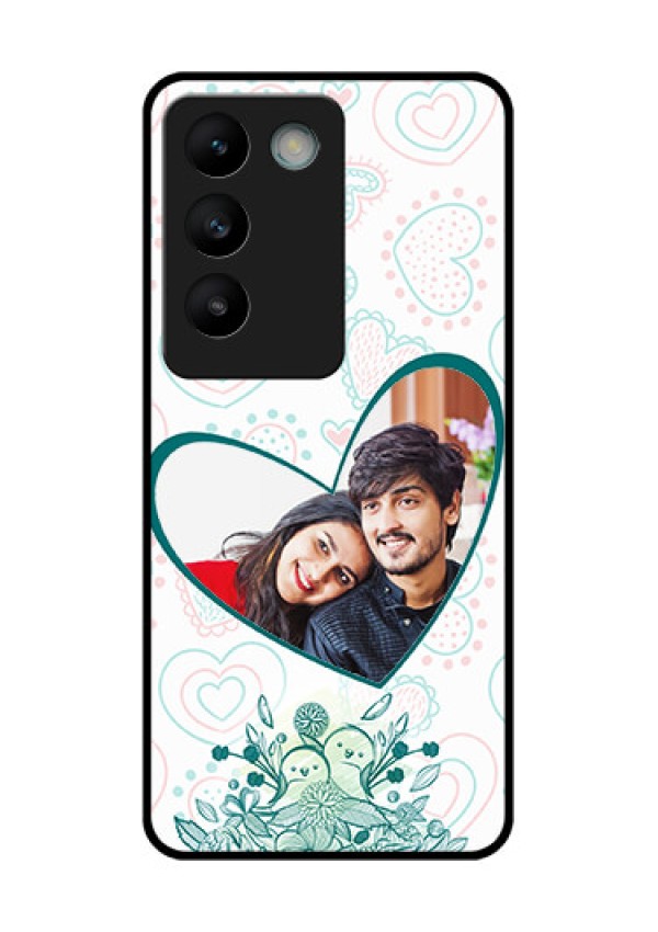 Vivo T3 5G Custom Glass Phone CasePremium Couple Design