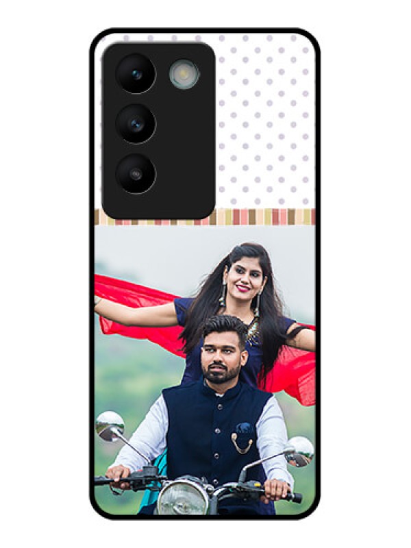 Custom Vivo T3 5G Custom Glass Phone CaseCute Family Design