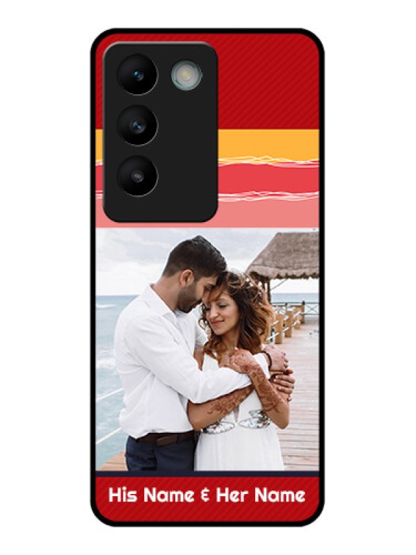 Custom Vivo T3 5G Custom Glass Phone CaseColorful Case Design