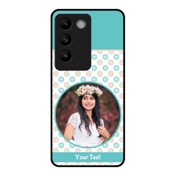 Vivo T3 5G Custom Glass Phone CaseBeautiful Flowers Design Vivo T3 5G Custom Glass Phone CaseBeautiful Flowers Design