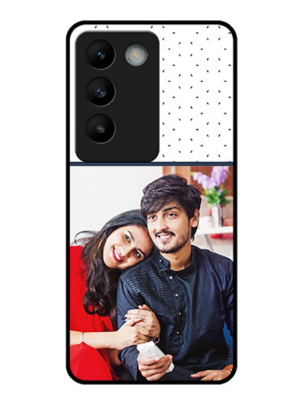 Custom Vivo T3 5G Custom Glass Phone CasePremium Dot Design