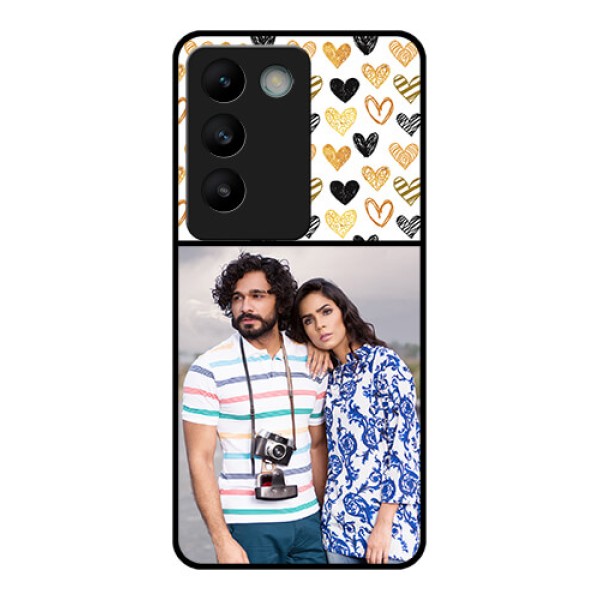 Vivo T3 5G Custom Glass Phone CaseLove Symbol Design