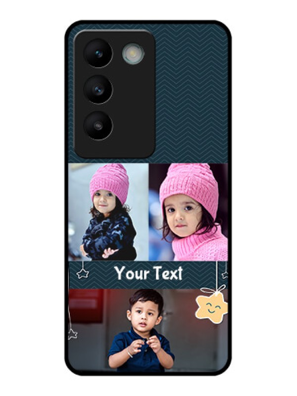 Custom Vivo T3 5G Custom Glass Phone CaseHanging Stars Design