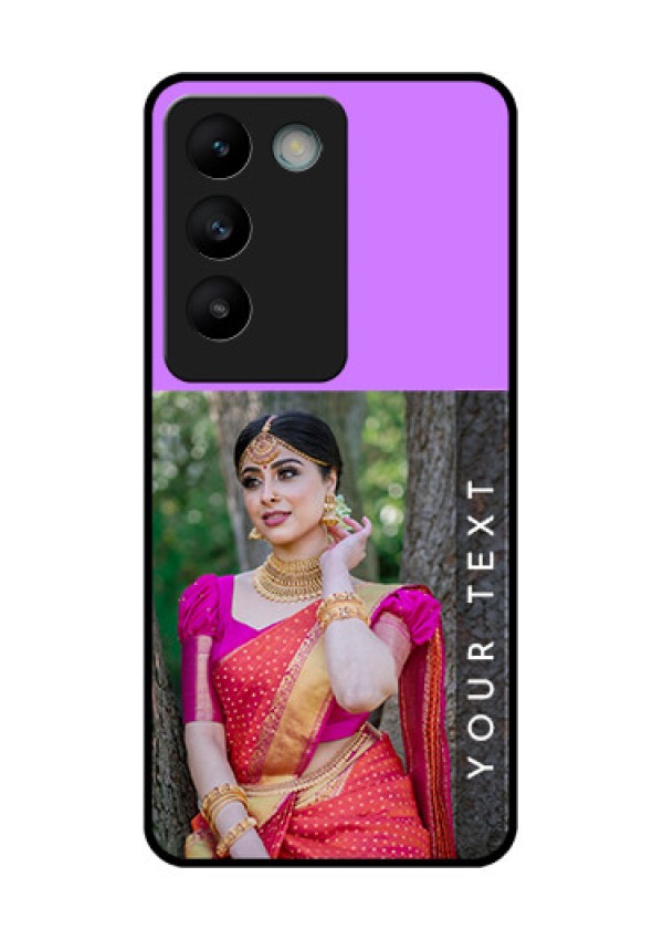 Vivo T3 5G Custom Glass Phone CaseBirthday Icons Design