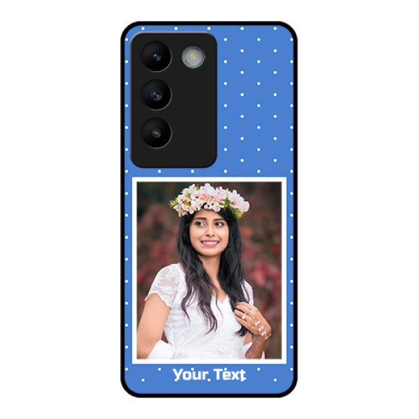 Vivo T3 5G Custom Glass Phone CasePolka Dots Design