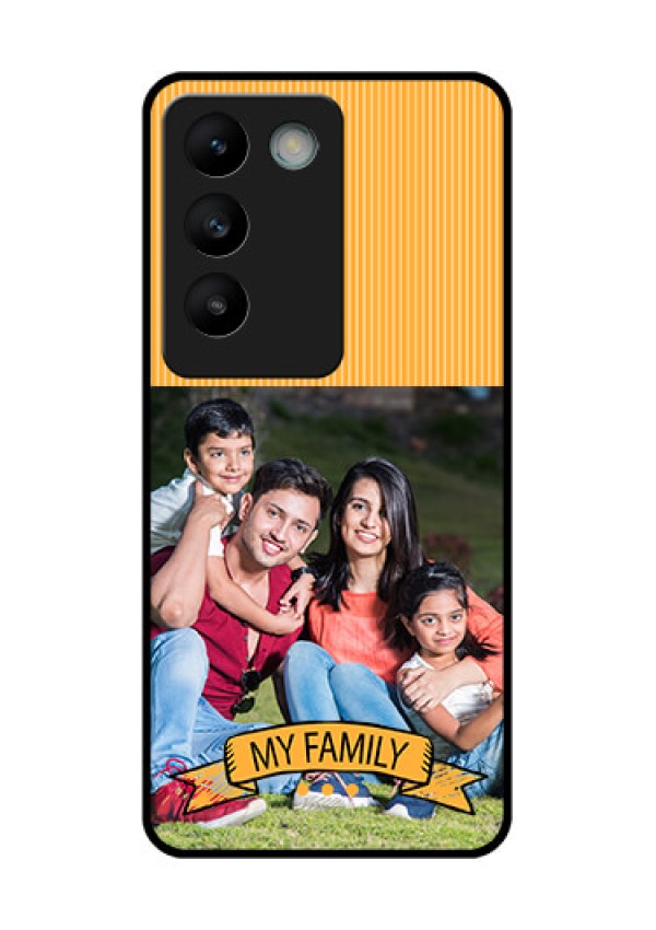 Vivo T3 5G Custom Glass Phone CaseMy Family Design