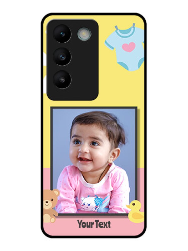 Custom Vivo T3 5G Custom Glass Phone CaseKids 2 Color Design