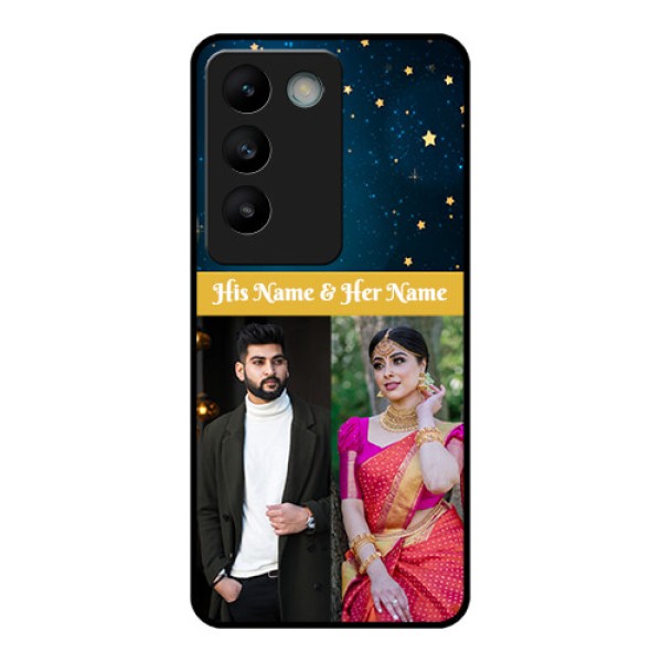 Vivo T3 5G Custom Glass Phone CaseGalaxy Stars Backdrop Design Vivo T3 5G Custom Glass Phone CaseGalaxy Stars Backdrop Design