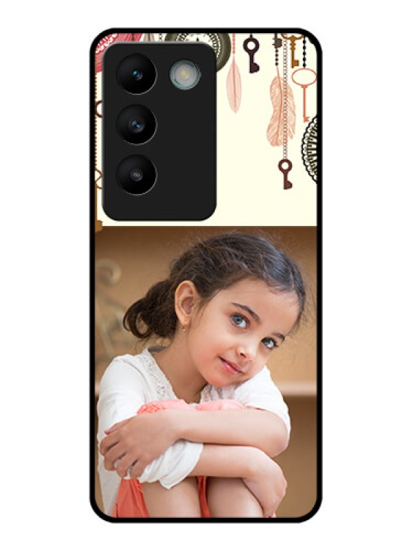 Custom Vivo T3 5G Custom Glass Phone CaseBoho Style Design