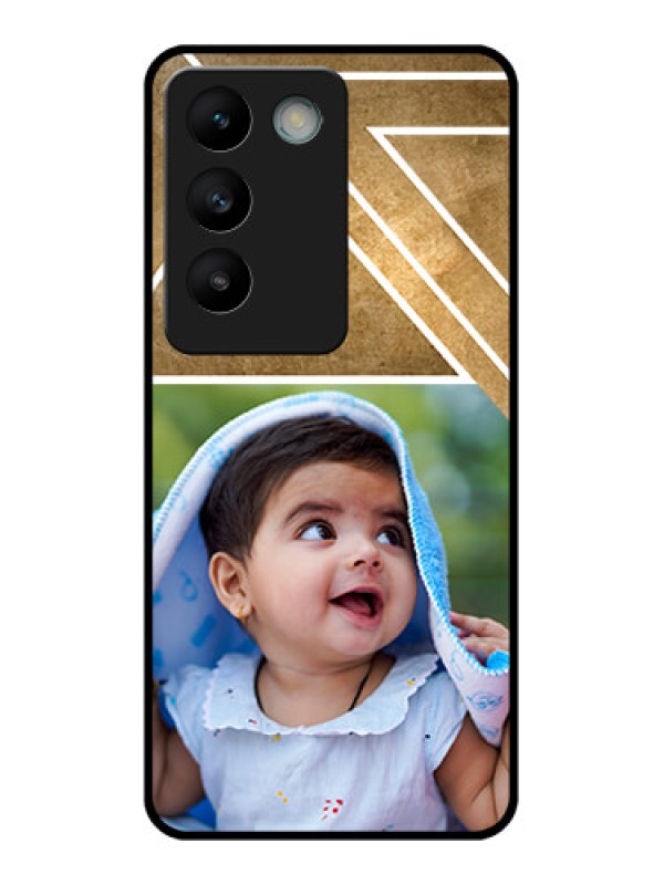 Custom Vivo T3 5G Custom Glass Phone CaseGradient Abstract Texture Design